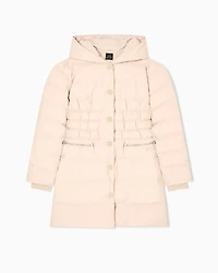 Nylon taffeta jacket with hood