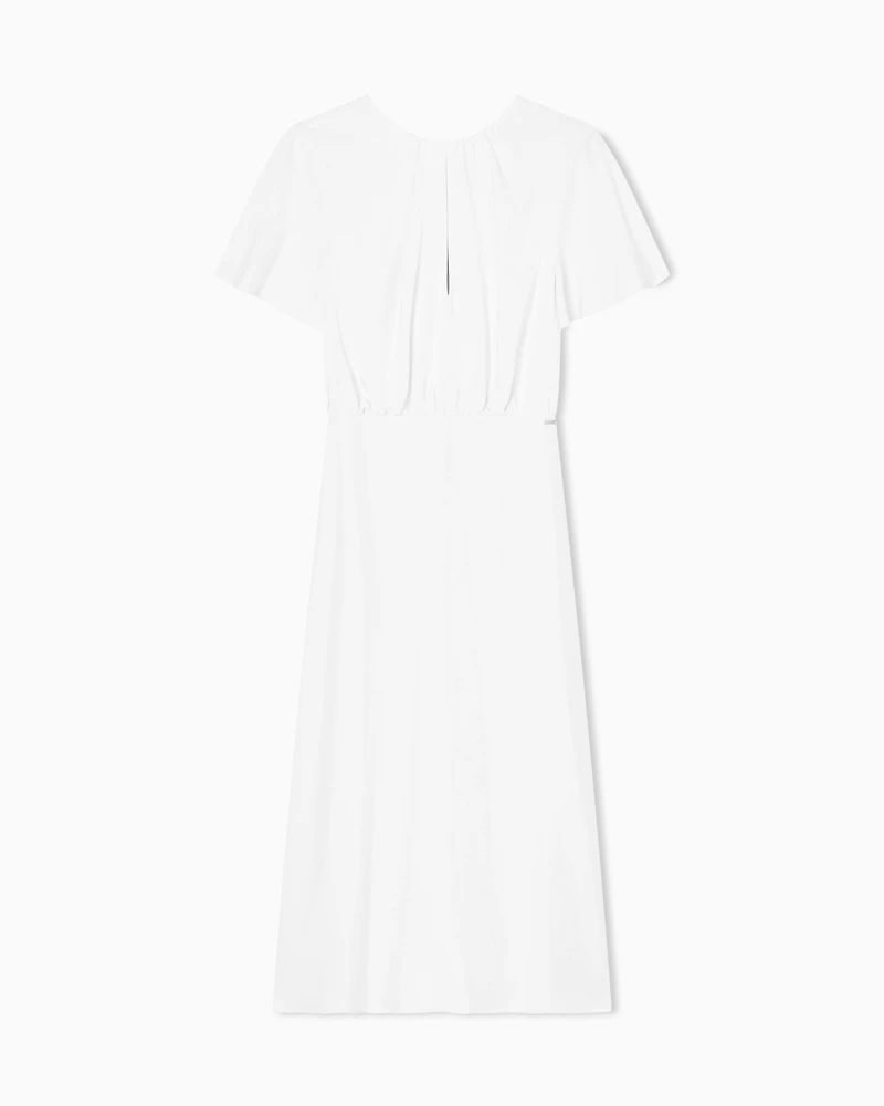 Armani Exchange - Midi Dresses, Woman, White, Size: