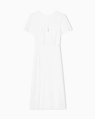 Armani Exchange - Midi Dresses, Woman, White, Size: