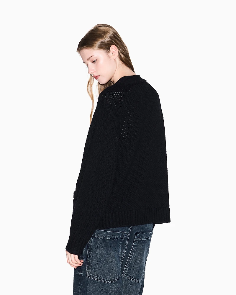 Armani Exchange - Cardigans, Woman, Black, Size: