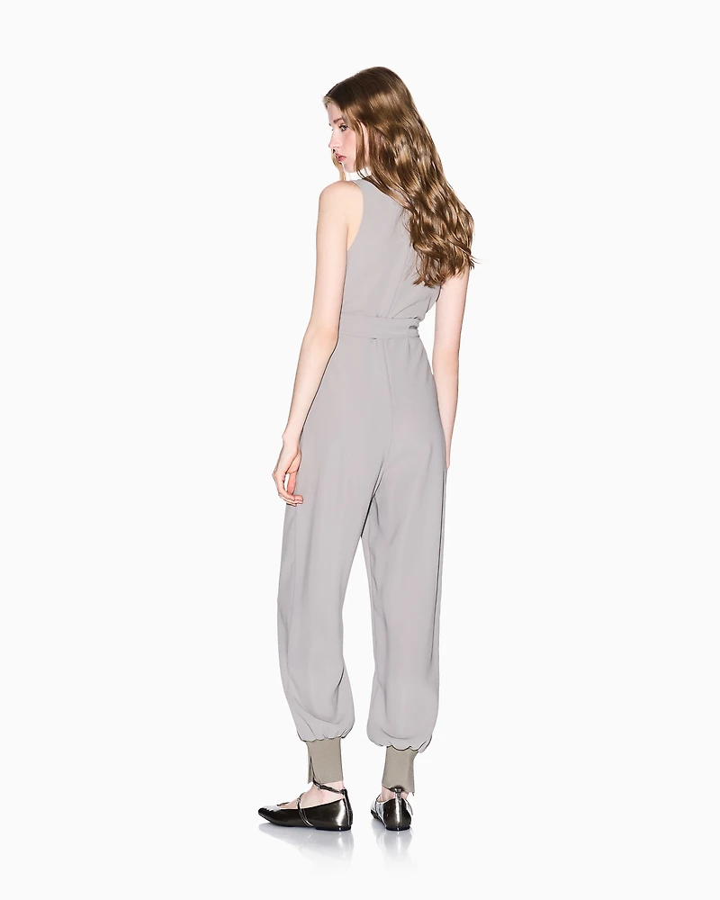 Jumpsuit with belt