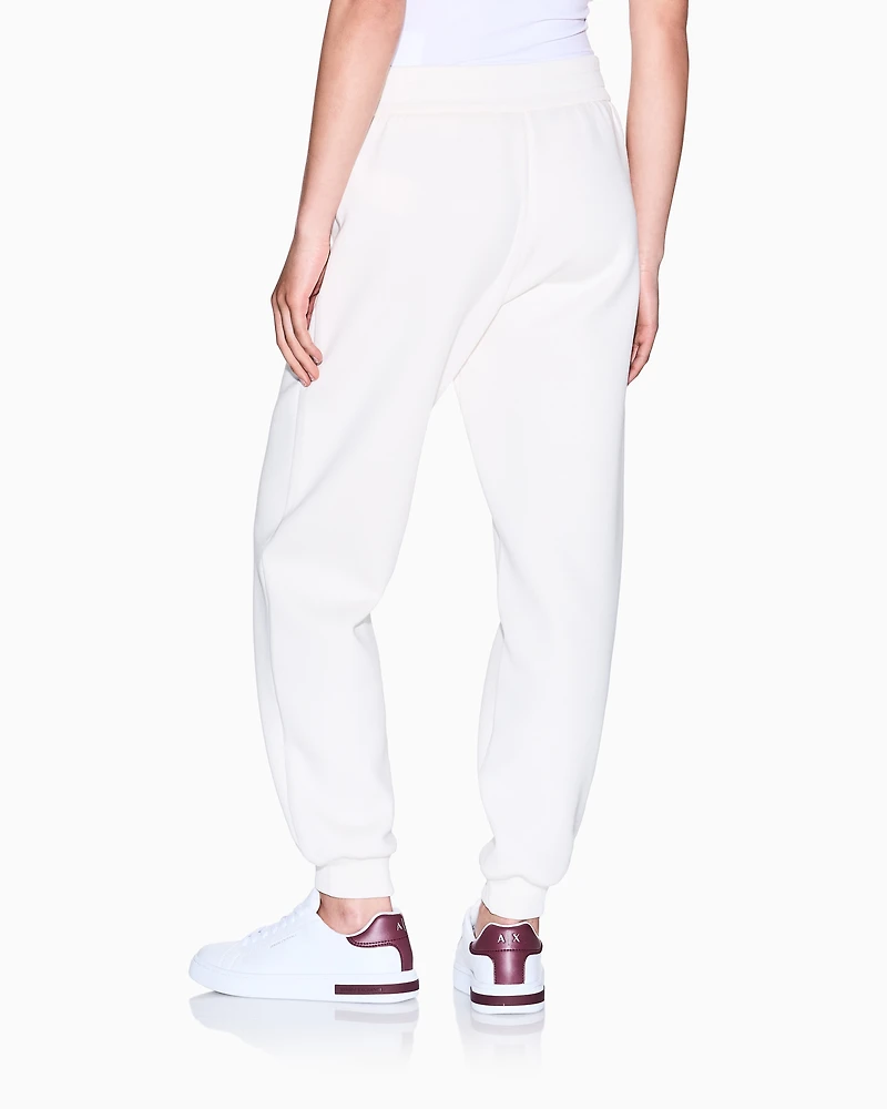 Armani Exchange - Sweatpants, Woman, White, Size: