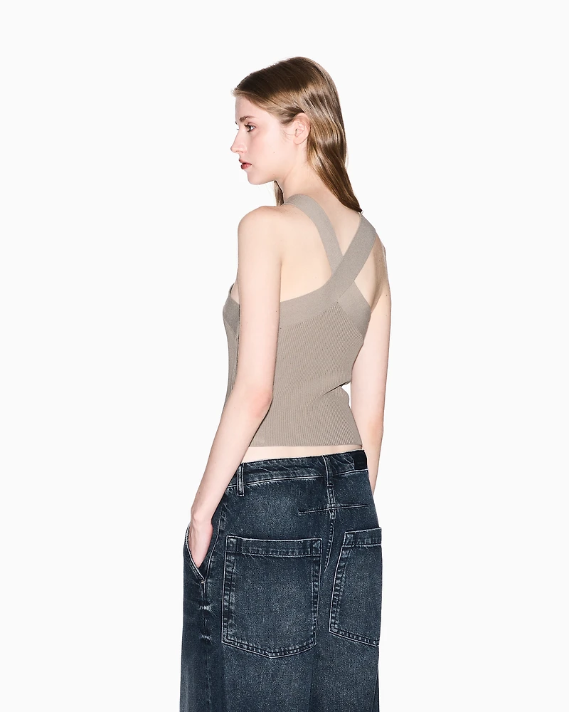 Top with crisscross design