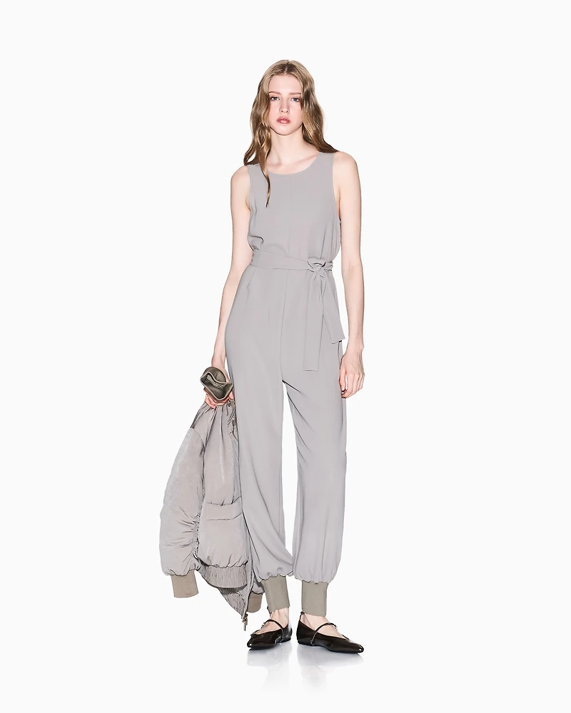 Jumpsuit with belt