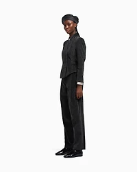 Emporio Armani - Valentine’s Day capsule collection satin crêpe shirt, Woman, Grey, Size: