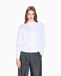 Armani Exchange - Casual Shirts, Woman, White, Size: