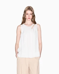 Armani Exchange - Tops, Woman, White, Size: