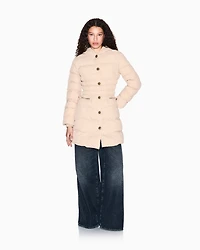 Nylon taffeta jacket with hood