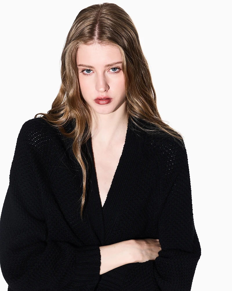 Armani Exchange - Cardigans, Woman, Black, Size: