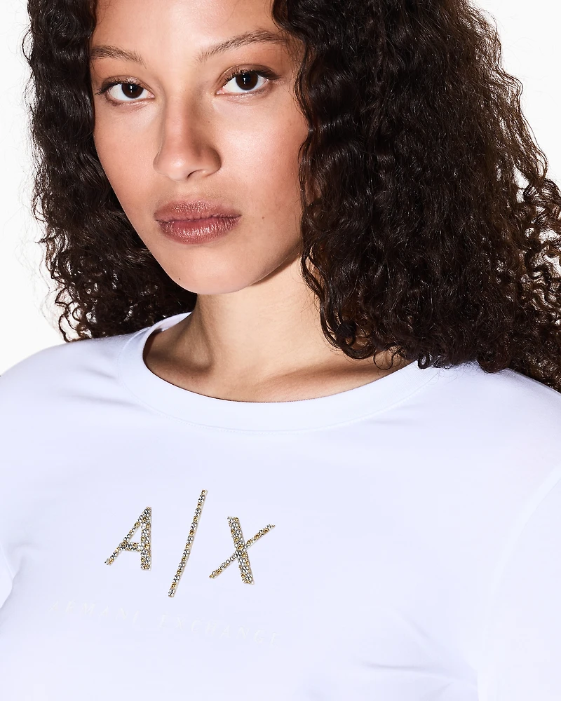 Long-sleeved T-shirt with logo