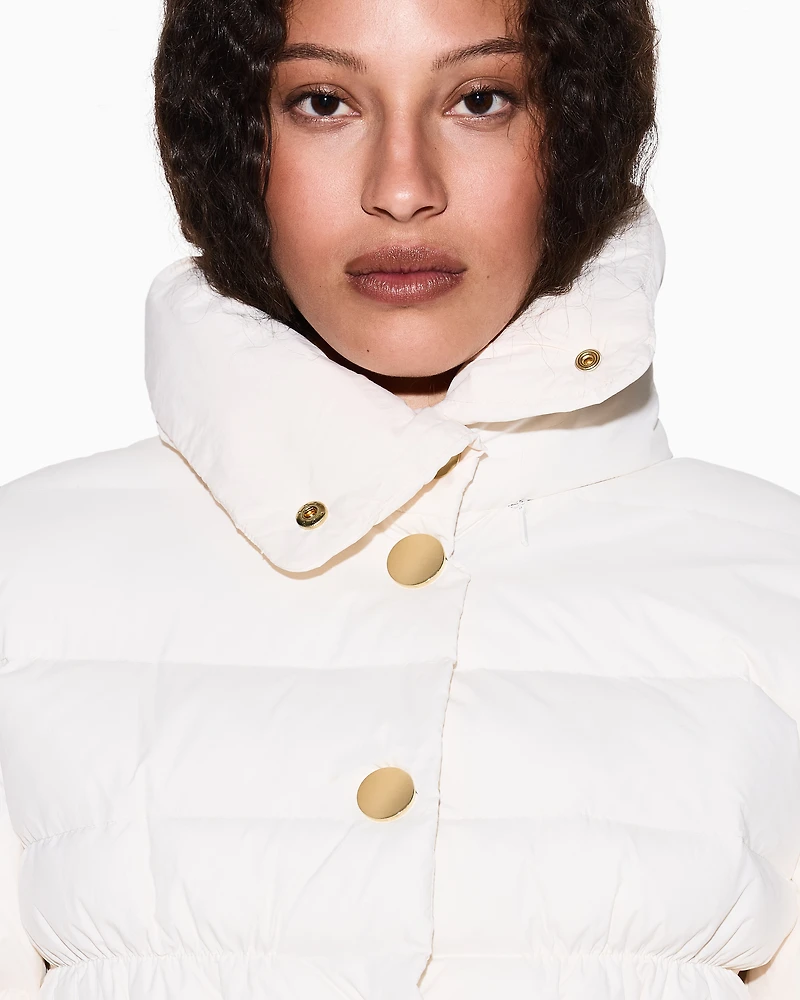 Armani Exchange - Nylon taffeta jacket, Woman, White, Size: