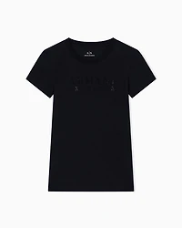 Stretch cotton T-shirt