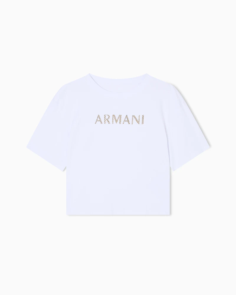 Armani Exchange - Relaxed jersey T-shirt, Woman, White, Size: