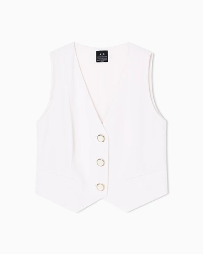 Waistcoat with gold buttons
