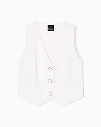 Waistcoat with gold buttons