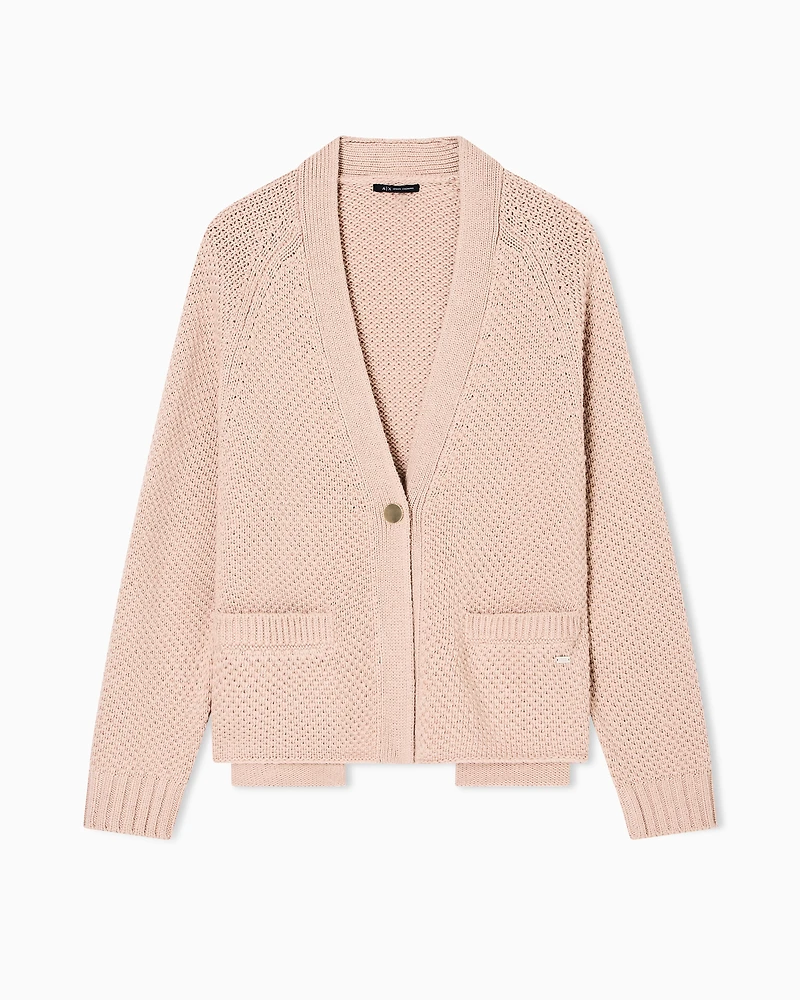 Armani Exchange - Cardigans, Woman, Camel, Size: