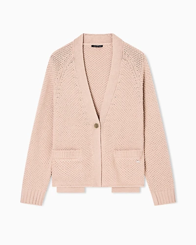 Armani Exchange - Cardigans, Woman, Camel, Size: