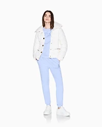 Armani Exchange -  Cotton sweatpants, Woman, Light Blue, Size: