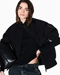 Armani Exchange - Long Sleeves T-Shirts, Woman, Black, Size: