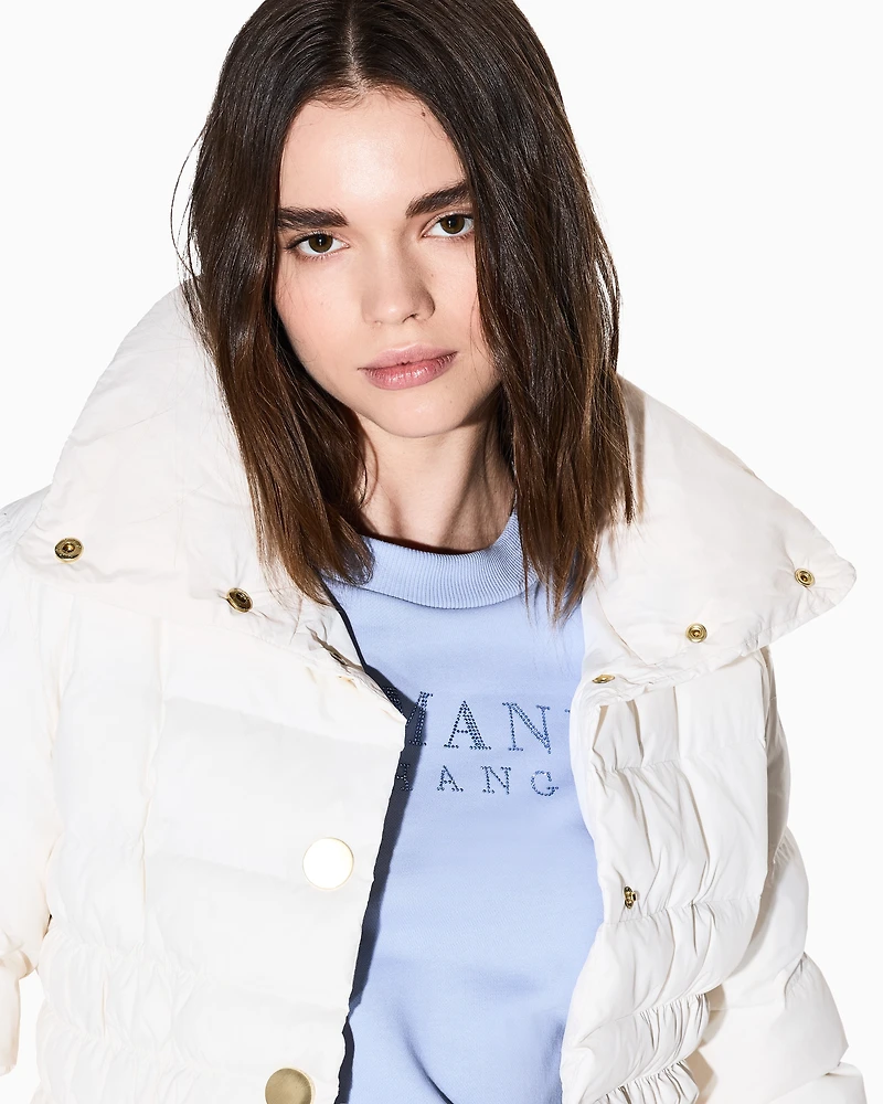 Crewneck sweatshirt with small logo