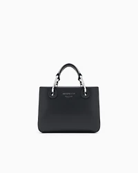 Emporio Armani - Nappa-leather MyEA mini bag, Woman, Black, Size: TU