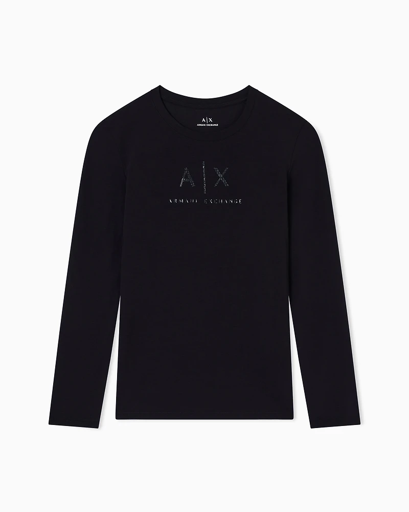 Long-sleeved T-shirt with logo