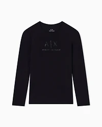 Long-sleeved T-shirt with logo