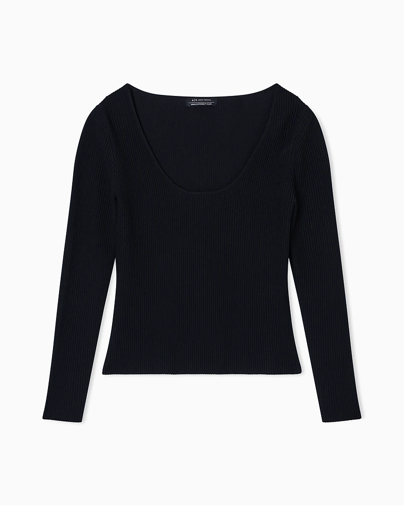 Armani Exchange - Jumpers, Woman, Black, Size: