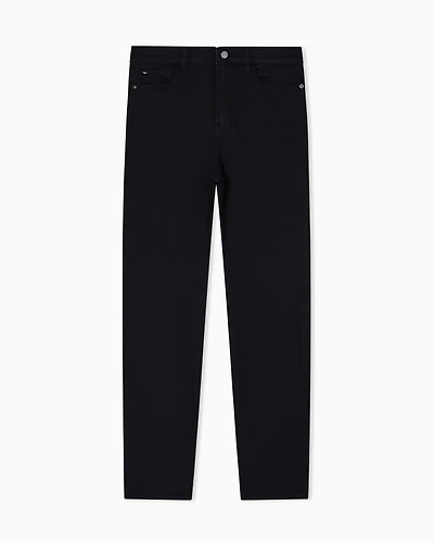 Emporio Armani - J20 high-waisted super-skinny leg jeans stretch denim, Woman, Black, Size: