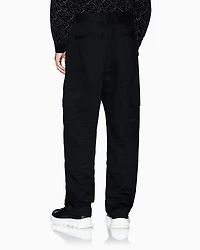 Armani Exchange - Cotton twill cargo pants, Man, Black, Size: