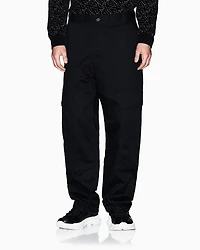Armani Exchange - Cotton twill cargo pants, Man, Black, Size: