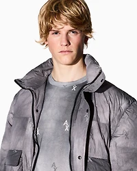 Armani Exchange - Regular fit t-shirt with gradient print, Man, Grey, Size: