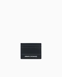 Armani Exchange - Card holder in garnet material, Man, Black, Size: TU