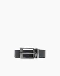 Coated leather belt