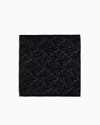Armani Exchange - Neck with allover logo, Man, Black, Size: TU