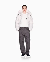 Armani Exchange - Cotton twill cargo pants, Man, Grey, Size: