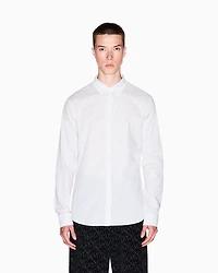 Slim fit micro-pattern shirt