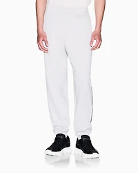Armani Exchange - Contrast piping jogger pants, Man, White, Size: