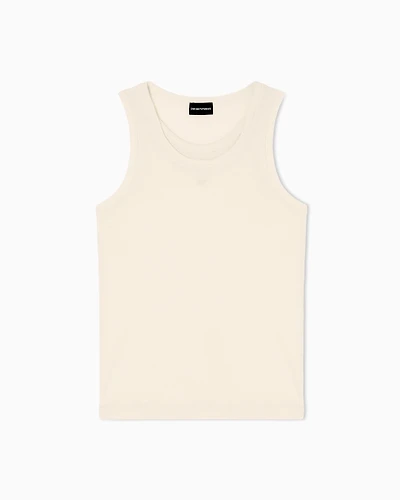 Emporio Armani - Limited Edition jersey tank top, Man, White, Size: