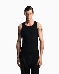 Emporio Armani - Limited Edition jersey tank top, Man, Black, Size: