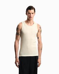 Emporio Armani - Limited Edition jersey tank top, Man, White, Size: