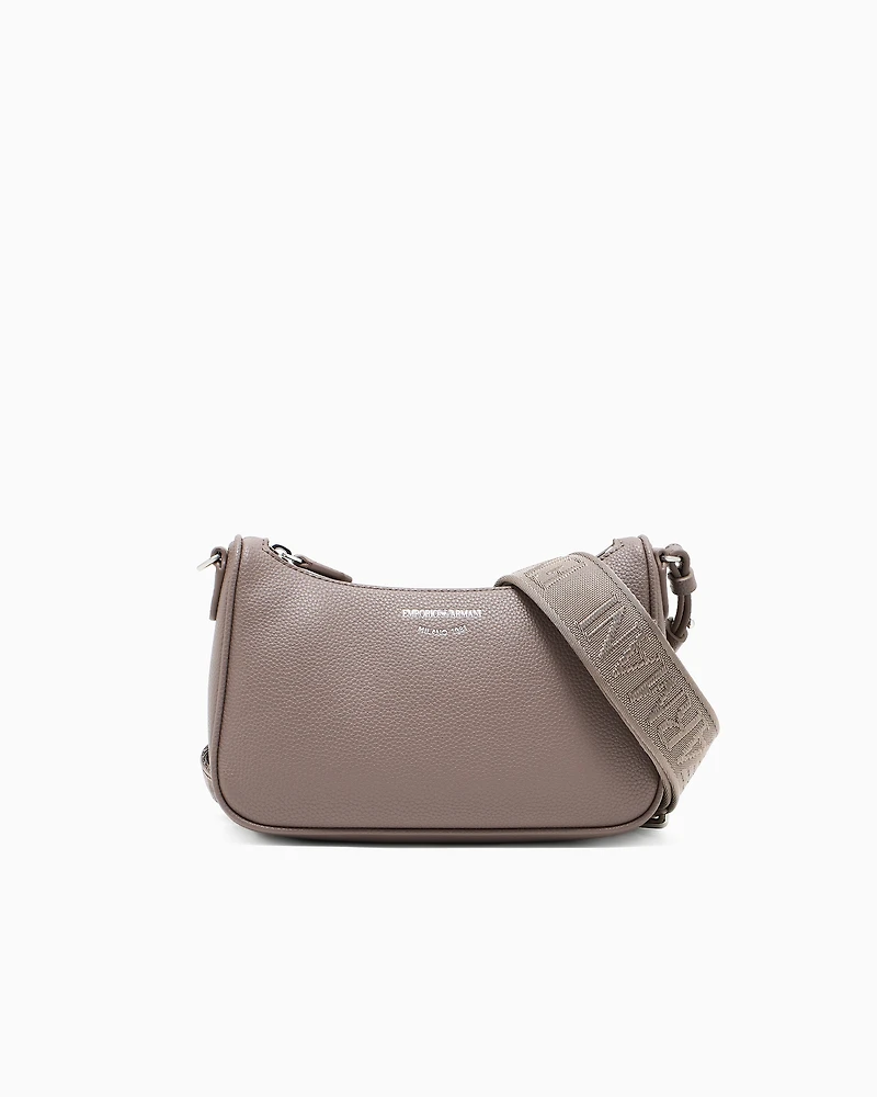 Emporio Armani - Bag with deer print, Woman, Camel, Size: TU