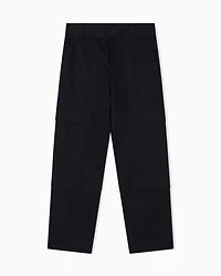 Armani Exchange - Cotton twill cargo pants, Man, Black, Size: