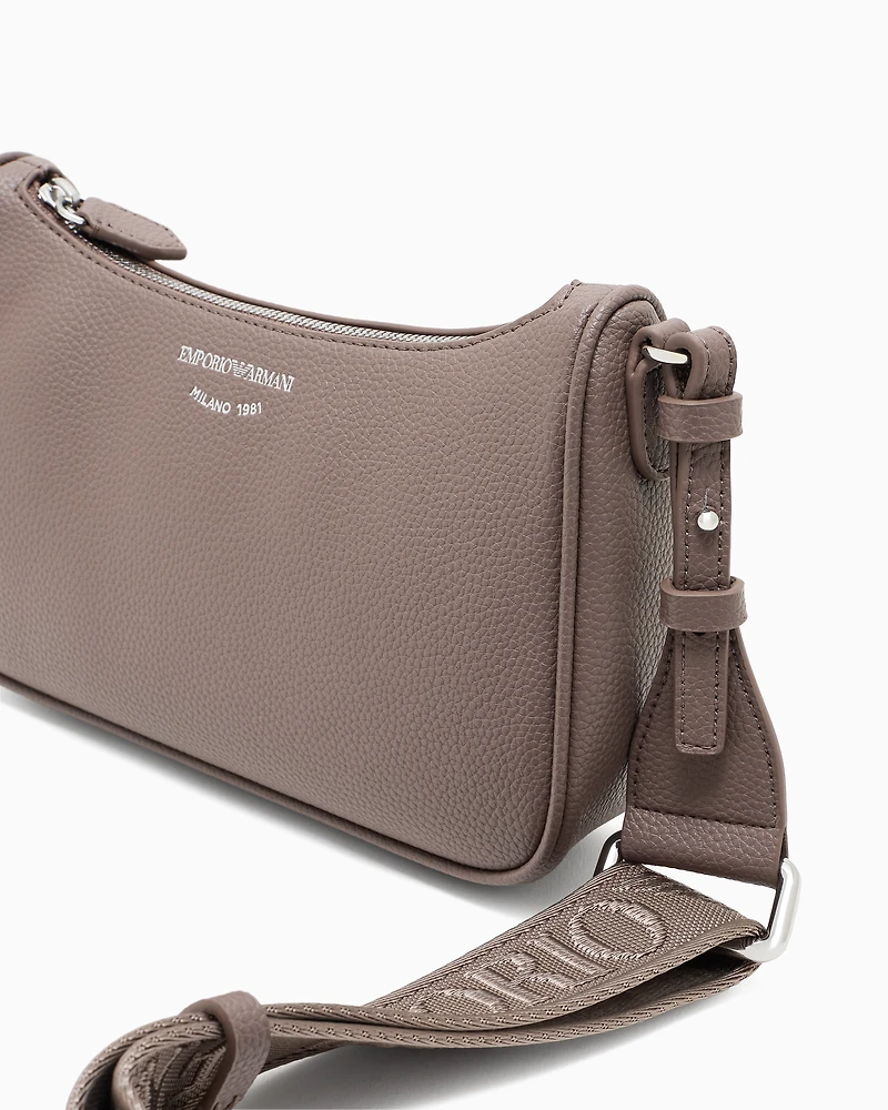 Emporio Armani - Bag with deer print, Woman, Camel, Size: TU