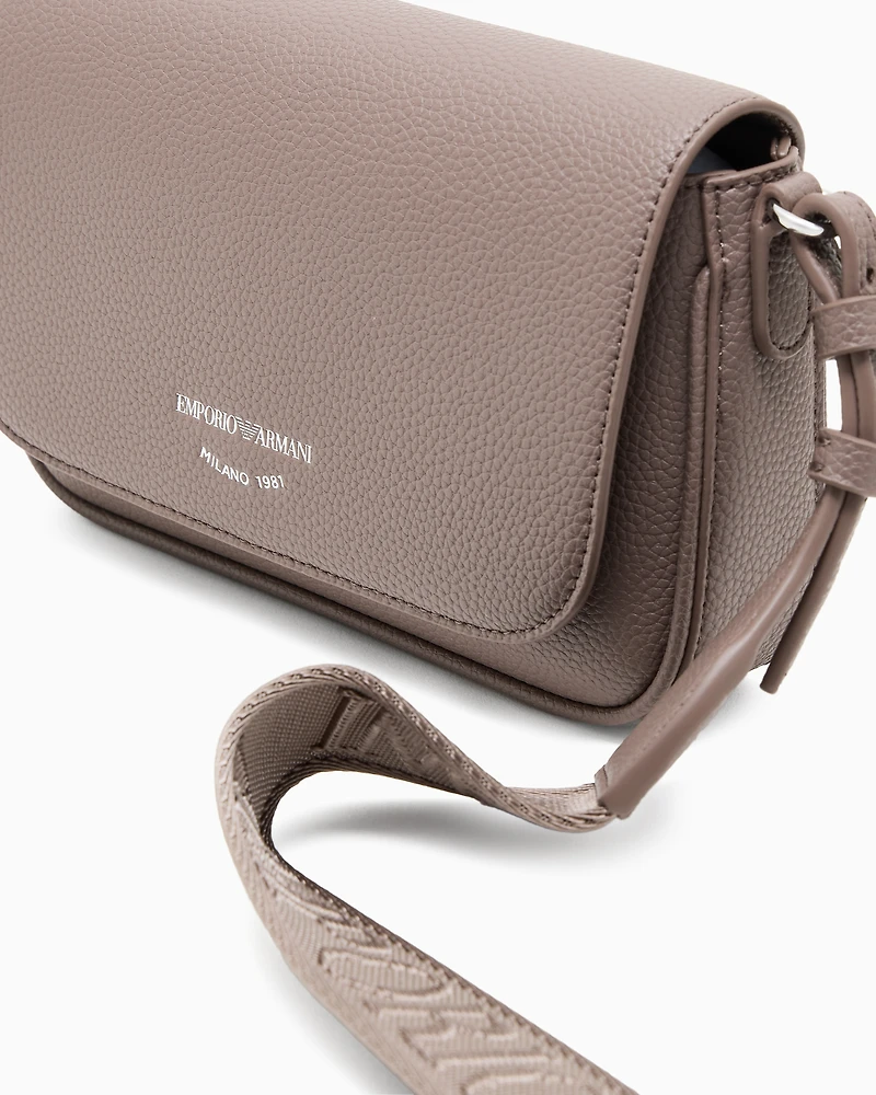 Emporio Armani - Deer-print mini bag, Woman, Camel, Size: TU