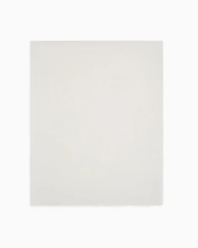 Emporio Armani - Scarf in light modal and virgin-wool blend fabric, Man, White, Size: TU