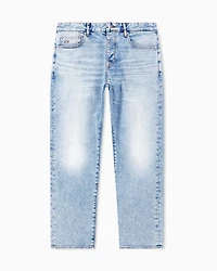 Armani Exchange - Tapered fit jeans stretch denim, Man, Blue, Size: