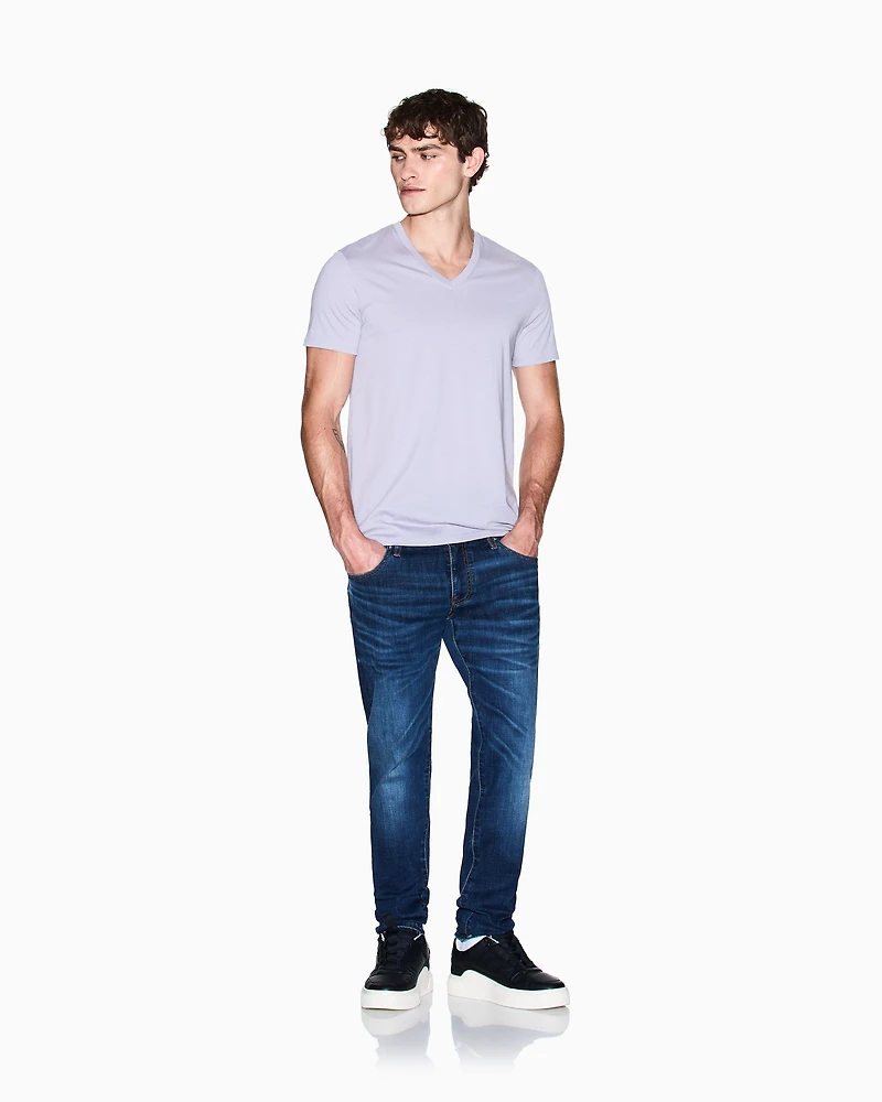 Slim fit T-shirt Pima cotton jersey