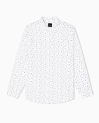 Regular fit shirt with lettering logo