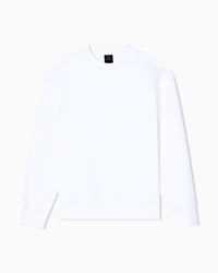 Armani Exchange - Sweatshirt with embossed logo, Man, White, Size: